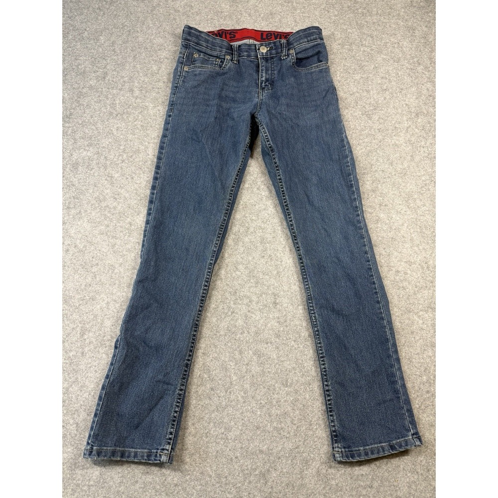 Levis 511 Jeans Boys 14 Reg 27x29 Slim Fit Stretch Blue Denim